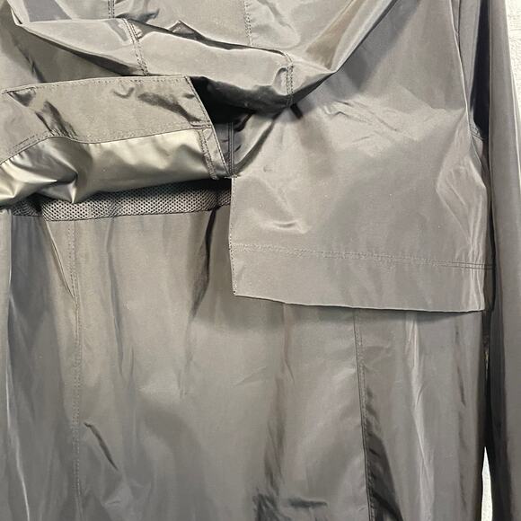 Calvin Klein Women's Hooded Side-Snap rain Jacket Black XL - Picture 5 of 11